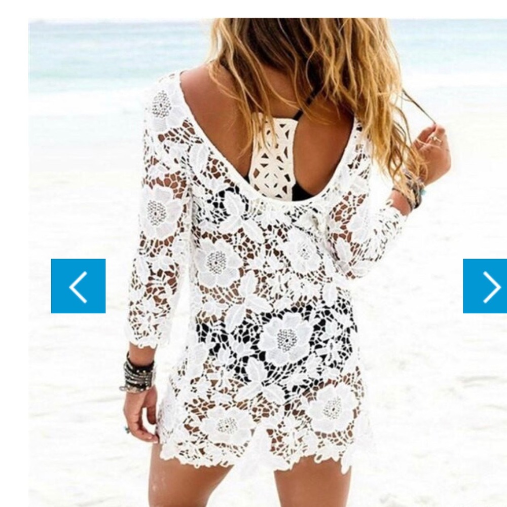 Lace coverup
